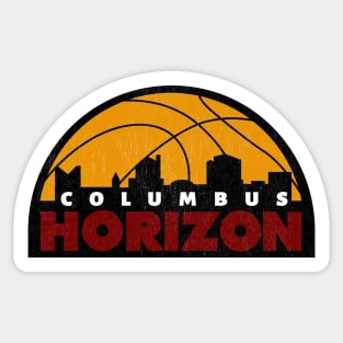 Defunct - Columbus Horizon Basketball CBA Sticker